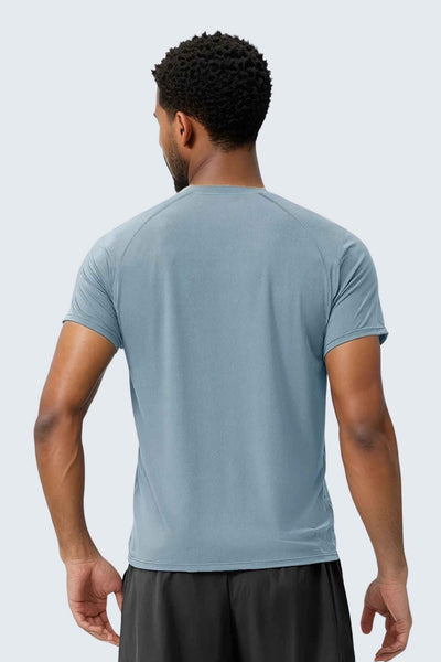 WU Sun Fit Tee Terra - Ash Blue