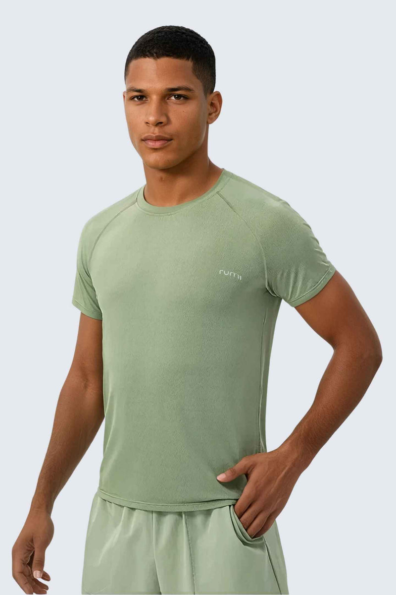 WU Sun Fit Tee Terra - Pistachio