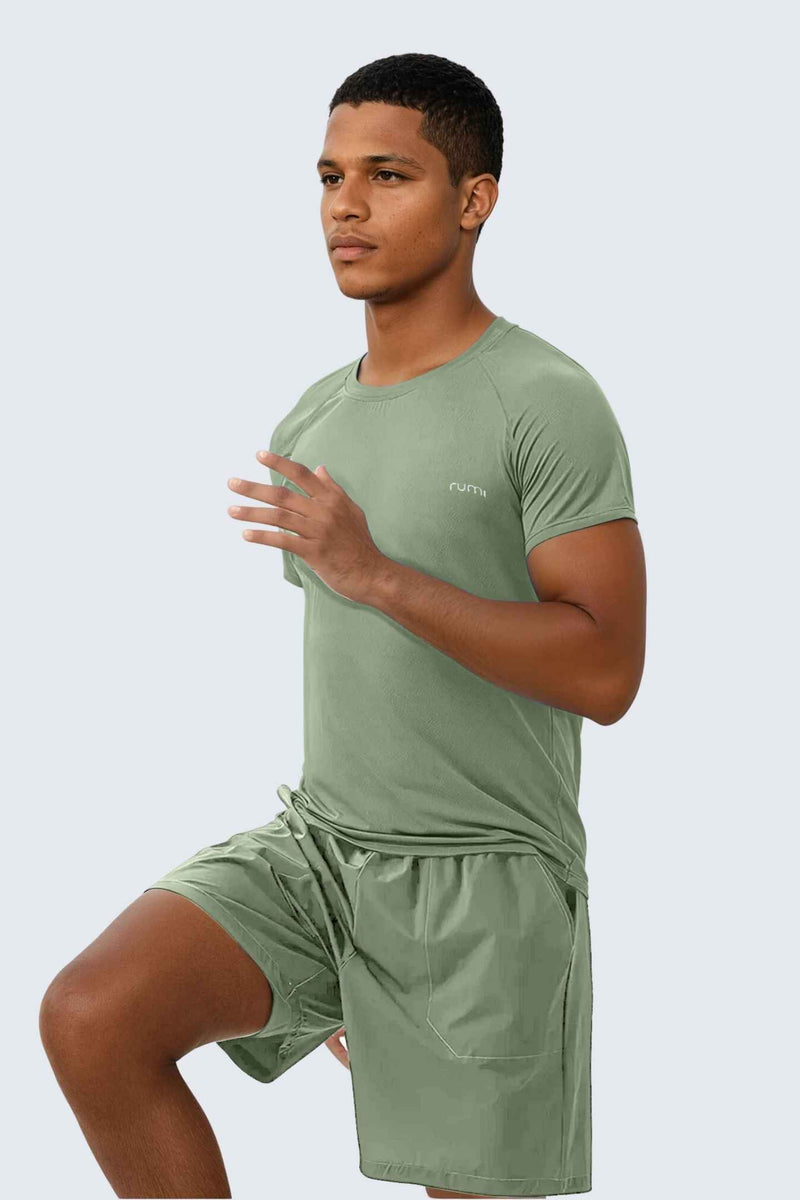 WU Sun Fit Tee Terra - Pistachio