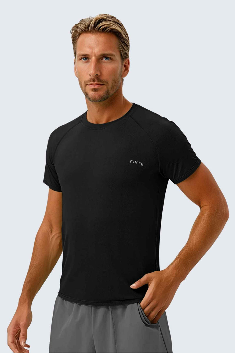 WU Sun Fit Tee Terra - Black