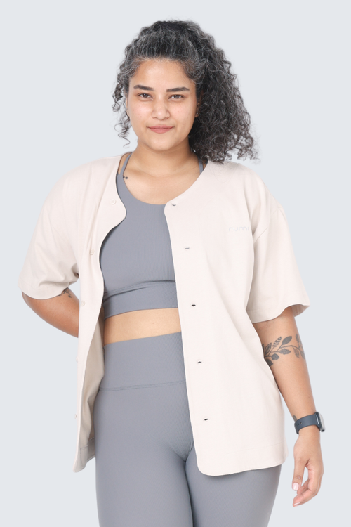 WU Moon Wrap Shirt - Natural