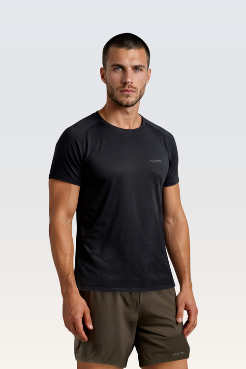 MU Sun Fit Tee Terra - Black