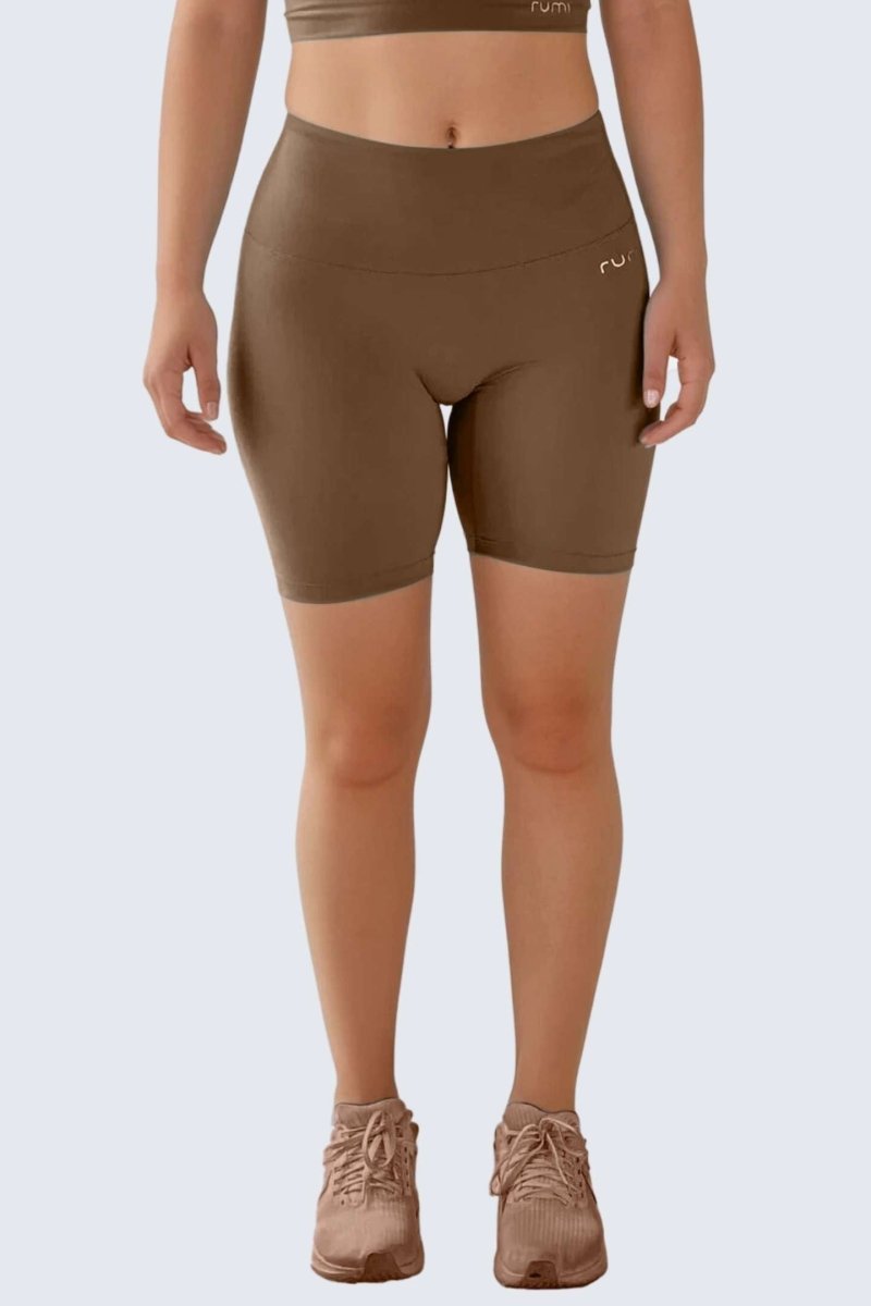 Rumi Earth - W Sunsoft Flow Shorts 6" - Cocoa - R124129CAP - Bottoms