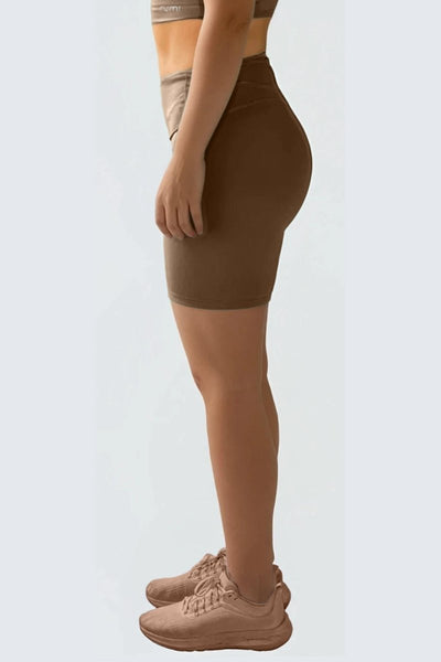 Rumi Earth - W Sunsoft Flow Shorts 6" - Cocoa - R124129CAP - Bottoms