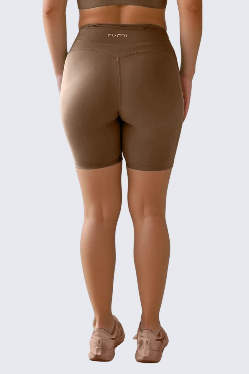 Rumi Earth - W Sunsoft Flow Shorts 6" - Cocoa - R124129CAP - Bottoms
